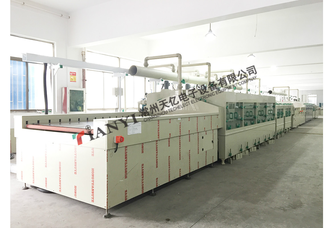 Widen Etching and stripping machine(4meter effective Etching)