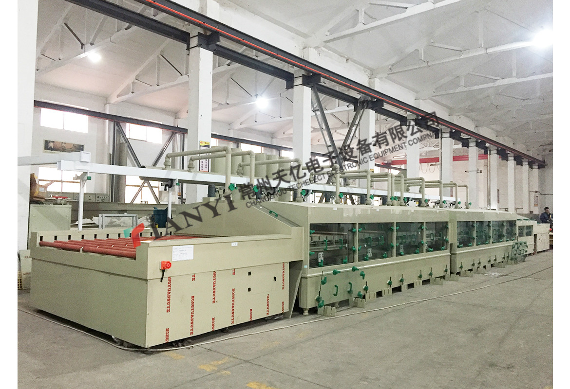 Decorative Elevator sheet Etching and stripping machine(8meter Effective Etching)