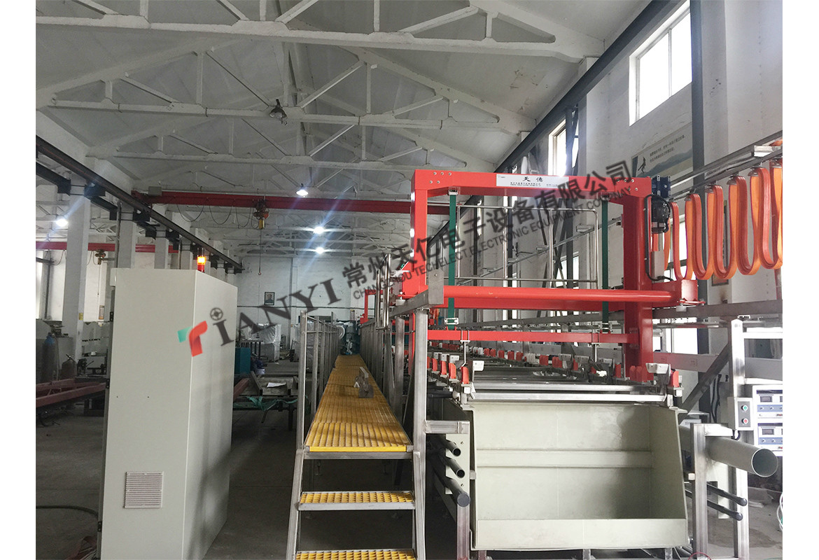 Automatic chemical copper plating machine